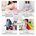 Miniatyrbillede 3 af 4: Hjemme Fetal Doppler, Baby Pocket Hjerterytme Doppler Hjertemonitor til Graviditet og Test Klar lyserød