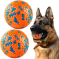 2-pack - ETPU högelastisk och bitresistent hundleksaksboll, vattentät, laptopfack