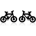 Miniatyrbild 1 av 5: Heyone rostfritt stål 4 färger Tiny Bike Bicycle Stud örhängen för flickor