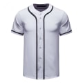 Pikkukuva 1 / 5: Miesten baseball-paita napilla, tyhjä softball-paita, hiphop trendikäs lyhythihainen aktiivinen paita harmaa—XXL zdq