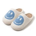 Miniatyrbillede 1 af 3: Smiley Face Tofflor Dam Smile Tofflor Blå 36-37