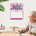 Miniatyrbillede 4 af 5: 1 stk Mental Sundhed Desk Kalender Sv?r Ordplanerare Rolig roman B one size