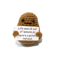 Miniatyrbilde 1 av 5: Morsom positiv strikket potetdukke 4 4 4 10 4