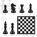 Miniatyrbild 2 av 4: Set 6+ Barn Magnetisk Fällbar Bräda Schack - Perfekt