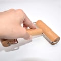 Pikkukuva 4 / 4: Träkavel, set med 2 kavel Pizzarulle Tillbehör för bakning av kakor för vuxna och barn Bakverktyg för kök (T Shape & H Shape)