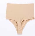 Högmidjad Tanga - Shapewear - Beige - Storlek XL