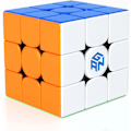 Pikkukuva 1 / 5: GAN 356 RS Magic Cube 3x3 Ammattimainen Nopeuskuutio, Sileä, Erittäin Kestävä ja Joustava, Palapeli Lapsille ja Aikuisille (Tarraton)