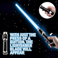 Miniatyrbillede 2 af 5: Indtrækkelig lyssværd til børn - Light Up LED Lightsaber Sword Legetøj til drenge, piger - Perfekt til børnefødselsdage, nytår, påske - 2 stk.