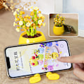 Miniatyrbillede 5 af 5: Blomsterbuketter Blomster Med Vase 3D Model Hjemmeindretning Bui D one size