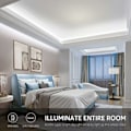 Miniatyrbild 4 av 5: 5M LED 1200Lm Kallvit Dimbar, 12V 6000K 300Leds 2835, Självhäftande LED-remsa med dimmer, kontaktdon+transformator, Inomhusbelysning för möbler, trappor, sovrum, kök