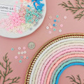 Miniatyrbilde 3 av 3: Leireperler Leireperletråder Diy Armbånd Lagingssett