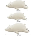 Pikkukuva 4 / 4: Jääkarhu pehmolelu lapsille, Kawaii-pehmolelut pehmovauva tavaraa taaperoille söpö pehmeä DB White White 35cm