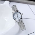 Miniatyrbillede 3 af 4: HOREDAR 3079 Fuld Stål Lille Urskive Ur Elegant Design Quartz