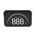 Miniatyrbillede 1 af 5: Bil Hastighedsmåler Head Up Display Hd Projektor Obd2 Overhastighed