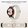Miniatyrbilde 4 av 9: 5-pakks elastiske bånd kompatible med Galaxy Watch 7 6 5 4 FE Band 40mm 44mm 45mm/Watch 6 4 Classic 4 42mm 46mm 43mm 47mm/Active 2, 20mm myke