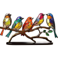 Miniatyrbilde 1 av 5: Fargerike fugler dekorative fuglefigurer 5 5 5 5 5