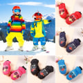 Miniatyrbilde 3 av 5: Skidhansker for barn Vanntett Votter SVART Black