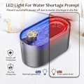 Miniatyrbild 4 av 5: 3L kattvattenfontän för hundar LED dricksvattenskål Automatisk dispenser