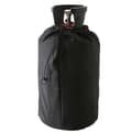 BBQ Gasolflaskskydd Vattentätt Dammtätt Polyester för Utomhusgrill Svart 31 x 59 cm