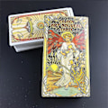 Pikkukuva 2 / 5: Uusi kultainen jugend-tarot-korttipakka ja opaskirja, juhlakorttipeli, kohtalon ennustuskortti, 44 kpl, Ts05 zdq
