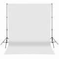 Miniatyrbillede 1 af 4: Fotostudie Baggrund Grøn Hvid Sort Skærm Chromakey 1,6 m bred baggrund Wit 1 6  2 M