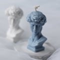 Miniatyrbillede 5 af 5: Ljusformar Ljus Stearinljus DIY Gjutformar i Silikonform LZ22069 Trumpetporträtt av David