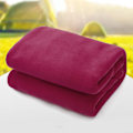 Miniatyrbilde 2 av 4: Sovepose i myk fleece Liner Business Backpacking Thermal Deep Red 180 x 80cm