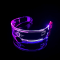 Miniatyrbilde 1 av 4: LED-lysende briller for voksne, fest, bar, musikkfestival C C