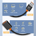 Miniatyrbillede 2 af 5: USB 3.0 Forlængerkabel Datasnor 150cm