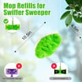 10 premium våta golvdukar för Swiffer Sweeper - grön ersättning, perfekt passform, långvarig