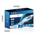Miniatyrbild 8 av 9: S12 75w Hb3 / 9005 led kit 6500 lumen 6000k 2-pack multifärg