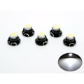 Miniatyrbild 1 av 5: T4.7 T5 Neo Wedge 5-pack med vita led chip instrument belysning White Vita 6000k 5-pack