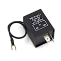 Miniatyrbild 1 av 2: Blinkers led 2-pin relä m tickljud för tex. USA bil blinkers MC Svart