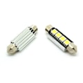 Miniatyrbild 3 av 6: C5W Canbus 41mm 42mm röd Led spollampor SV8.5 c10w Red 41mm Röd 2-pack