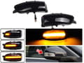 LED dynamisk blinkers sidospegel Volvo V40 V50 V70 S40 S60 S80 C30 C70 Svart