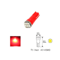 Miniatyrbild 3 av 3: T5 röd 6-pack Led med 4014SMD chip W2x4.6d W2.1.x4.9d W1.2W W2.3W Red Röda 6-pack