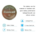 Miniatyrbild 3 av 4: CR2450 10-pack Lithium batteri CR 2450 3V Eunicell batterier