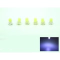 Miniatyrbild 1 av 4: T3 vitblå Neo Wedge 6-pack led lampor instrument belysning Vitblåa 25000k 6-pack