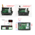 Miniatyrbild 3 av 9: 4 in 1 Volt + Amp + Temp + Watt 0-33V + 0-10A DC Digital lcd