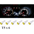 Miniatyrbild 1 av 3: T5 Led 6-pack 6000k Highpower W2x4.6d W2.1.x4.9d W1.2W W2.3W