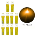 Miniatyrbild 1 av 2: T5 gula 10-pack Led W2x4.6d W2.1.x4.9d W1.2W W2.3W 12v. Orange