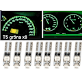 Miniatyrbild 1 av 3: T5 Led 8-pack grön 1210smd W2x4.6d W2.1.x4.9d W1.2W W2.3W , Grön