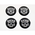 Miniatyrbild 1 av 2: Transformers hjulnav emblem t fälgar centrumkåpor 4-pack styling