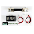 Miniatyrbild 5 av 6: Amperemätare 0-100A DC Digital grön lcd med shunt