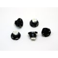 Miniatyrbild 3 av 3: T4.7 T5 Neo Wedge 5-pack med gula led chip instrument belysning Gul-Orange 5-pack