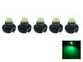 T4.2 T4 Neo Wedge med gröna LED-chip, instrumentbelysning,  5-pack Gröna 5-pack