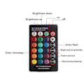 Miniatyrbild 8 av 8: T10 w5w RBG m fjärr Led 2-pack 12v DC pimp styling