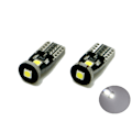 Miniatyrbild 1 av 4: T10 w5w 6000k Led lampor Canbus m. 3st 3030SMD chip 2-pack