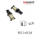 Miniatyrbild 3 av 5: T15 W16W 921 912 906 backljus LED, 1000 lumen, 6000K, W2,1x9,5d.