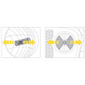 Miniatyrbild 7 av 7: H13 Led halvljus + helljus 8500 lum 60w CSP chip 6000k kit
